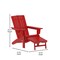Flash Furniture Red Adirondack Chair with Ottoman and Cupholder LE-HMP-1045-110-RD-GG - alternate 7